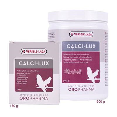 OROPHARMA - Calci-Lux Water Soluble Calcium Base (150 g , 500g), Versele Laga