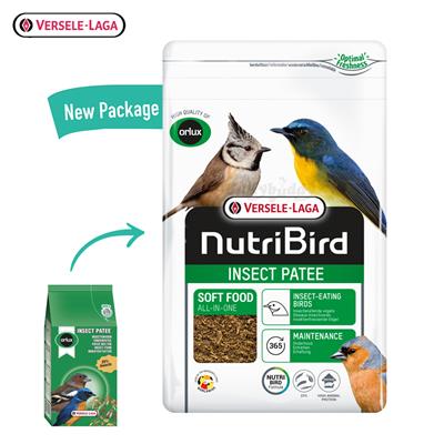 (Exp: 20/09/2024) (Orlux) NutriBird Insect Patee Soft food for insect-eating birds, Min. 25% insects