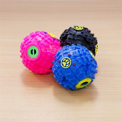 Bomb Ball 3IN1 Pet Toy, Training IQ and Quack Sound (Small size) random colors