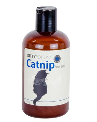 Kitty Potion แชมพูแมว บำรุงผิวให้ชุ่มชื้น ขนนุ่ม ลื่น เงางาม ลดแพ้ ลดคัน ผสม Catnip (250ml)