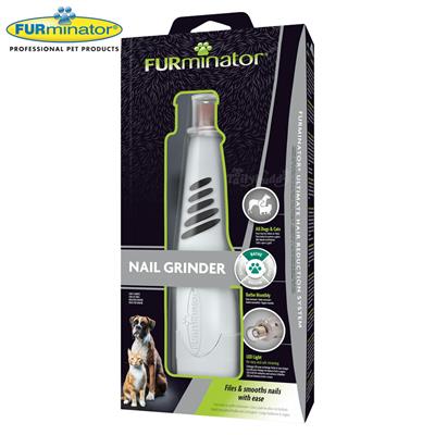 FURminator Nail Grinder, High Performance Motor, LED Light, Anti-micocial for dogs/cats